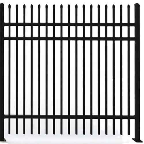 Outside Decorative Modern Metal Picket Rails For Fence Panels System Iron Garden Fences